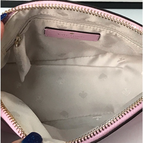 NWT Kate Spade Dome Leather Crossbody Bag- Pink 🌸💕 - Picture 6 of 17